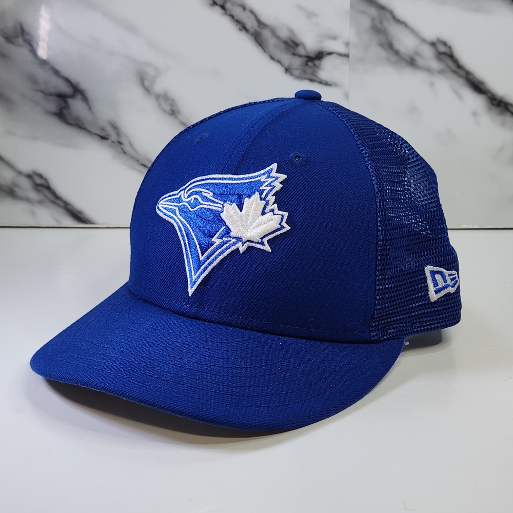 Blue Jays Hat New Era Royal Blue Mesh Fitted Baseball Cap 7 1/2